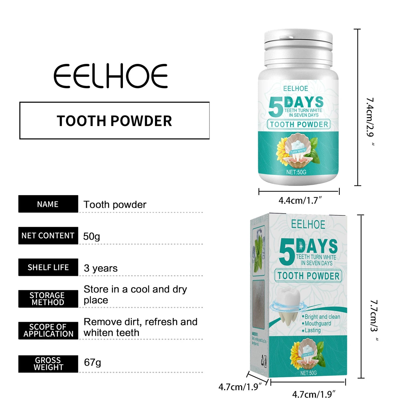 EELHOE Teeth Whitening Powder