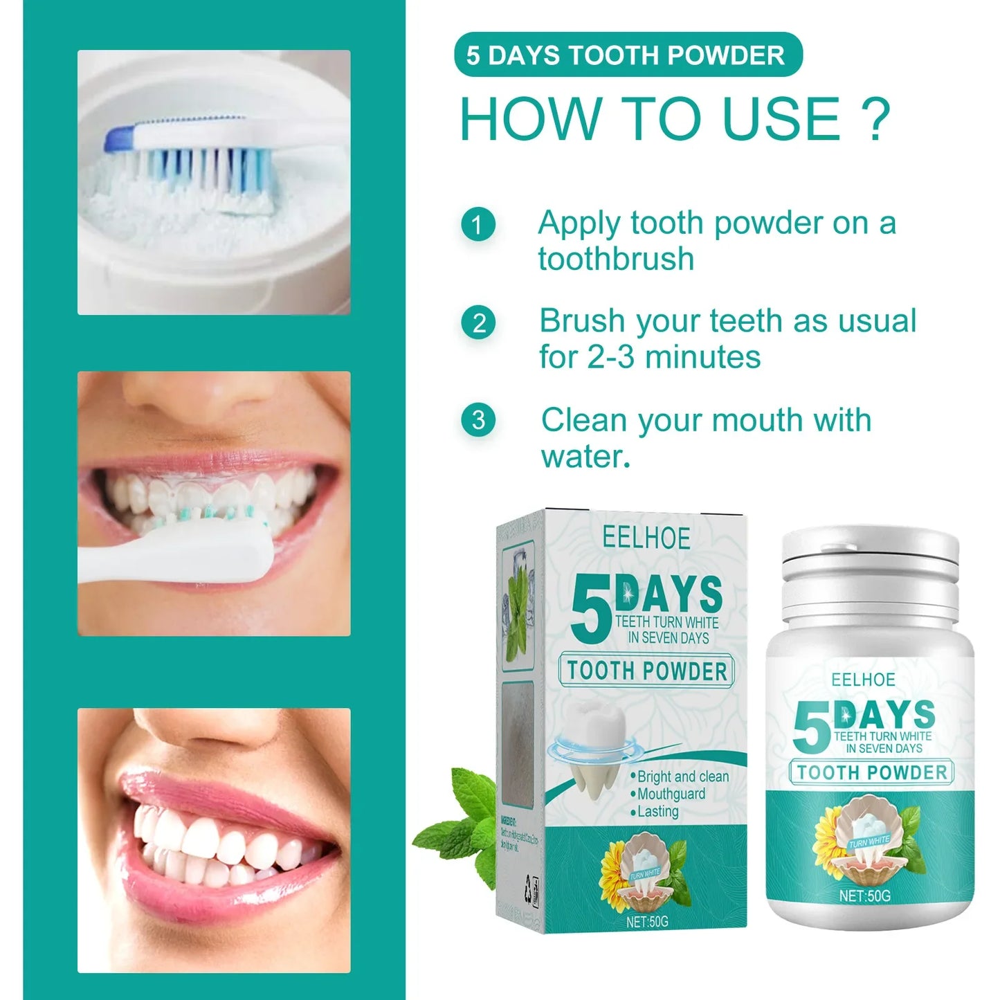 EELHOE Teeth Whitening Powder
